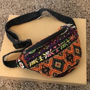 Printed Fanny Pack with Adjustable Strap